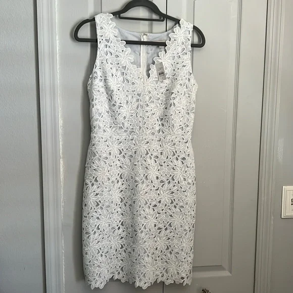 Dresses | Ann Taylor Loft White Dress Size 4 Nwt | Poshmark Dresses | Ann Taylor Loft White Dress Size 4 Nwt | Poshmark